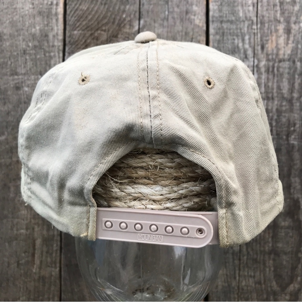 SOLD! Vintage Embroidered Ducks Unlimited Klamath Falls Oregon Cord Brim Hat OS - Picture 6 of 10